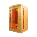 Sauna finlandese in legno da casa 2 posti infrarossi quarzo Apollon 2 Vendita