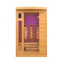 Sauna finlandese in legno da casa 2 posti infrarossi quarzo Apollon 2 Sconti