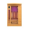 Sauna finlandese in legno da casa 2 posti infrarossi quarzo Apollon 2 Sconti