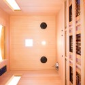 Sauna finlandese in legno da casa 2 posti infrarossi quarzo Apollon 2 Caratteristiche
