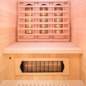 Sauna finlandese in legno da casa 2 posti infrarossi quarzo Apollon 2 Misure