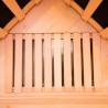 Sauna finlandese angolare da casa in legno 2/3 posti infrarossi Apollon 2C Caratteristiche