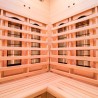 Sauna finlandese angolare da casa in legno 2/3 posti infrarossi Apollon 2C Costo