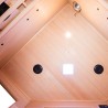 Sauna finlandese angolare infrarossi in legno da casa 3/4 posti Apollon 3C Catalogo