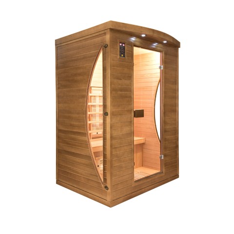 Sauna infrarossi finlandese da casa 2 posti Dual Healthy Spectra 3 Promozione