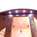 Sauna infrarossi finlandese in legno 4 posti da casa Dual Healthy Spectra 5 Scelta