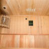 Sauna finlandese tradizionale in legno da casa 2 posti stufa 3,5 kW Zen 2 Sconti