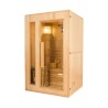 Sauna finlandese 2 posti in legno da casa stufa elettrica 4,5 kW Zen 2 Offerta