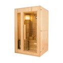 Sauna finlandese da casa 2 posti in legno stufa elettrica 4,5 kW Zen 2 Offerta