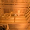 Sauna finlandese in legno 3 posti da casa stufa elettrica 3,5 kW Zen 3 Catalogo