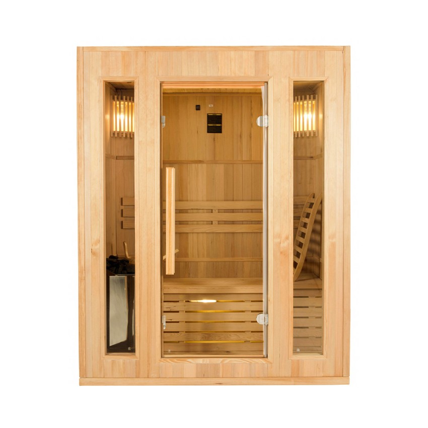 Sauna finlandese tradizionale Variado + stufa COMBO-BIO3,6kW+