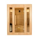 Sauna finlandese in legno domestica 3 posti stufa elettrica 4,5 kW Zen 3 Offerta
