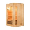 Sauna finlandese angolare in legno 3 posti da casa stufa elettrica Zen 3C Vendita