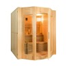 Sauna finlandese tradizionale domestica 4 posti in legno stufa elettrica Zen 4 Saldi