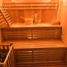 Sauna finlandese tradizionale domestica 4 posti in legno stufa elettrica Zen 4 Sconti