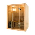 Sauna finlandese domestica in legno 3 posti stufa 4,5 kW Sense 3 Offerta