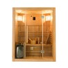 Sauna finlandese domestica in legno 3 posti stufa 4,5 kW Sense 3 Vendita