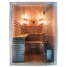 Sauna finlandese in legno 4 posti da casa stufa 4,5 kW Sense 4 Saldi