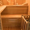Sauna finlandese in legno 4 posti da casa stufa 4,5 kW Sense 4 Catalogo
