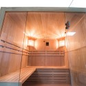 Sauna finlandese in legno 4 posti da casa stufa 4,5 kW Sense 4 Scelta