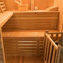 Sauna finlandese 4 domestica posti in legno stufa 6 kW Sense 4 Catalogo