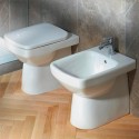 Asse copriwater vaso WC sedile bianco bagno sanitari Geberit Selnova Saldi