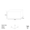 Cassaforte invisibile a muro con chiave profondità 15cm Block S1 Stock