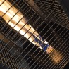 Stufa da esterno riscaldante a gas gpl bar ristorante Patio Piramidale Sconti