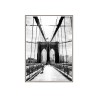 Stampa poster fotografia ponte bianco nero cornice 50x70cm Unika 0030 Vendita
