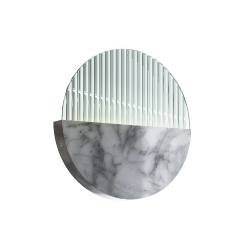 Applique da muro luce LED effetto marmo rotonda Ø 30cm Jupiter Maytoni