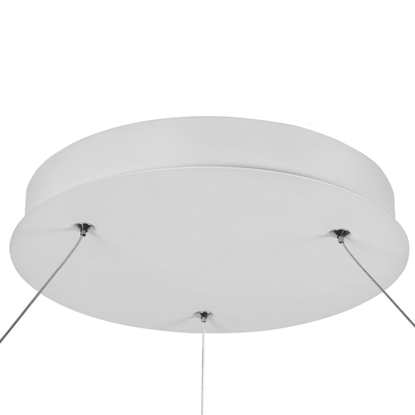 Lampadario Circolare a Sospensione Ø120cm - Bianco