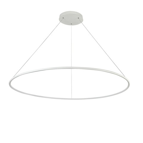 Lampadario sospensione moderno cerchio LED bianco Ø120cm Nola Maytoni Promozione