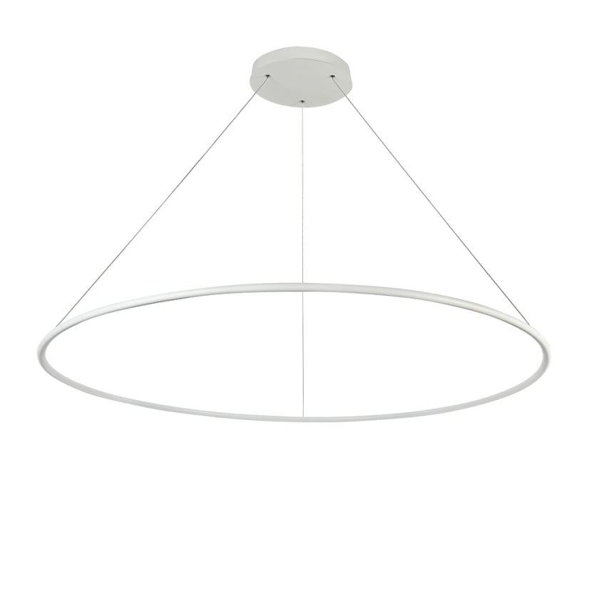 Lampadario Circolare a Sospensione Ø120cm - Bianco