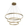 Lampadario LED a soffitto regolabile stile minimal 3 cerchi anelli Rim Maytoni Vendita