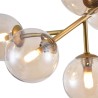 Lampada metallo dorato a soffitto sfere palle vetro Dallas Maytoni Saldi