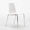 Tavolino Rotondo Bianco 70x70 cm con 2 Sedie Colorate Lollipop Silver Misure