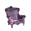 Poltrona trono design moderno interno esterno Slide Queen Loves Nature