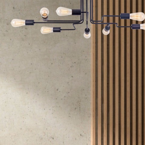 Lampada soffitto design minimalista plafoniera industriale Gilbert Maytoni
