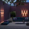 Applique moderna da esterno lampada LED a muro giardino Strato Maytoni Offerta