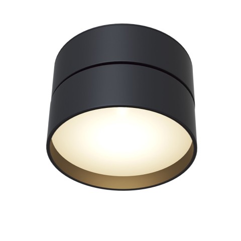 Lampada soffitto rotonda moderna nero luce LED regolabile Onda Maytoni Promozione