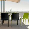 Sedia per giardino bar ristorante esterno impilabile Volga Bica