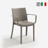Stock 23 sedie con braccioli impilabili esterno giardino Victoria BICA Catalogo