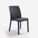 Stock 19 sedie impilabili rattan giardino bar ristorante Virginia BICA Acquisto
