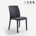 Stock 19 sedie impilabili rattan giardino bar ristorante Virginia BICA Promozione