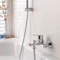 Miscelatore per vasca e doccia rubinetto bagno cromato Grohe Start Edge M4 Offerta