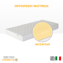 Materasso singolo spessore 18 cm ortopedico in Waterfoam 80x190 Super Top