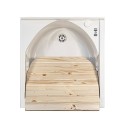 Mobiletto lavatoio 45x50cm lavabo con asse in legno Edilla Montegrappa Catalogo