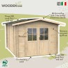Casetta da giardino di legno per attrezzi giardinaggio box Opera 249x249 Vendita