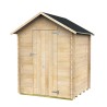 Casetta in legno da giardino attrezzi porta singola 146x130cm Marcella Offerta