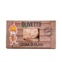 Legna di ulivo da ardere 400kg scatola su bancale per camino Olivetto